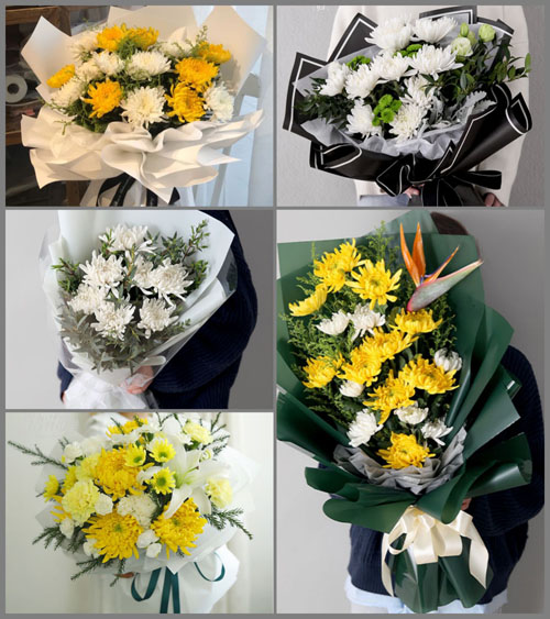 山东济宁嘉祥县嘉祥街道护山社区白事花束代送